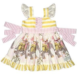 Vintage SweetHoney Elephant Run Dress